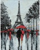 Paris in Rain WD156