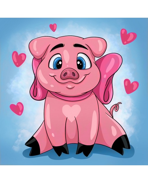 Piggy in Love WD2296