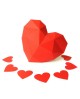 Wizardi 3D Papercraft Kit Heart PP-2HRT-RED