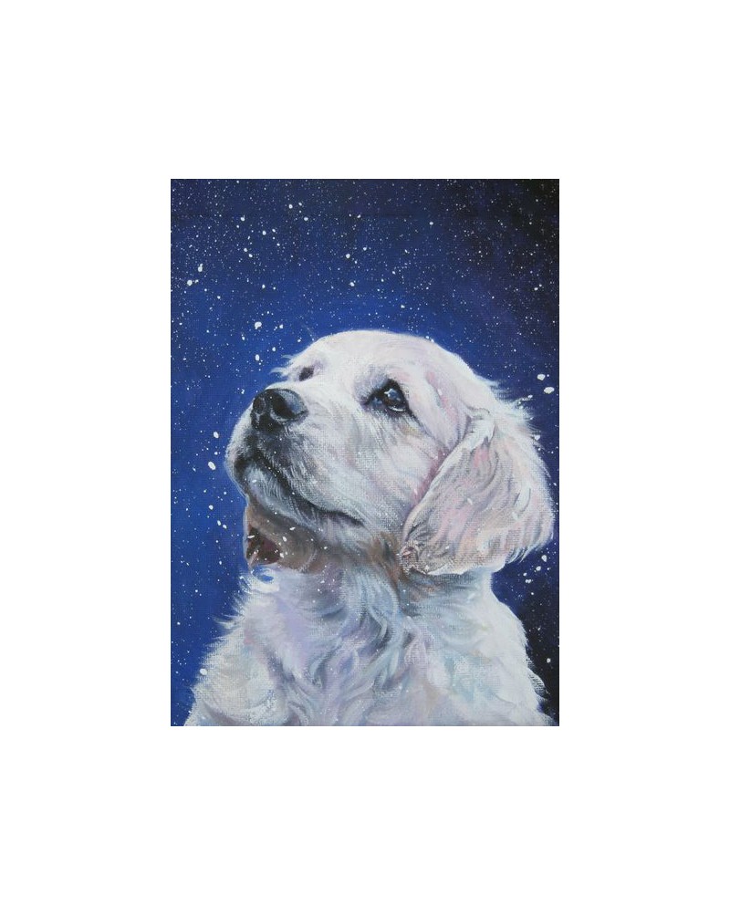 WD2331 Dog and Snowflakes