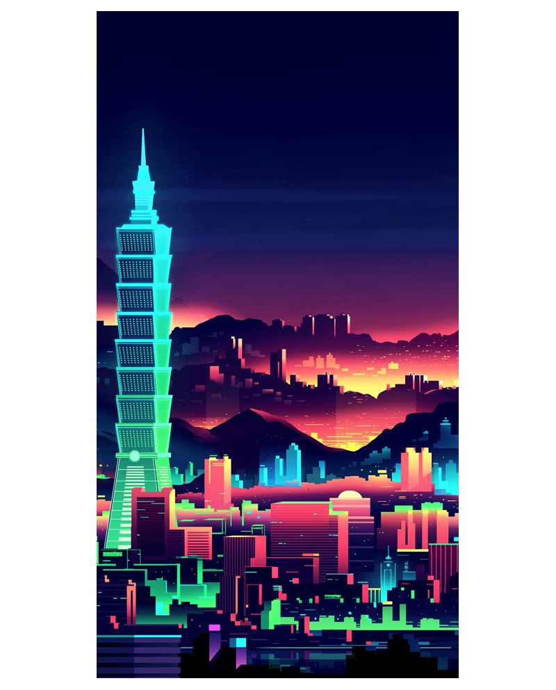 WD2336 Night Skyscraper