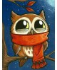 WD2363 Owlet with Scarf