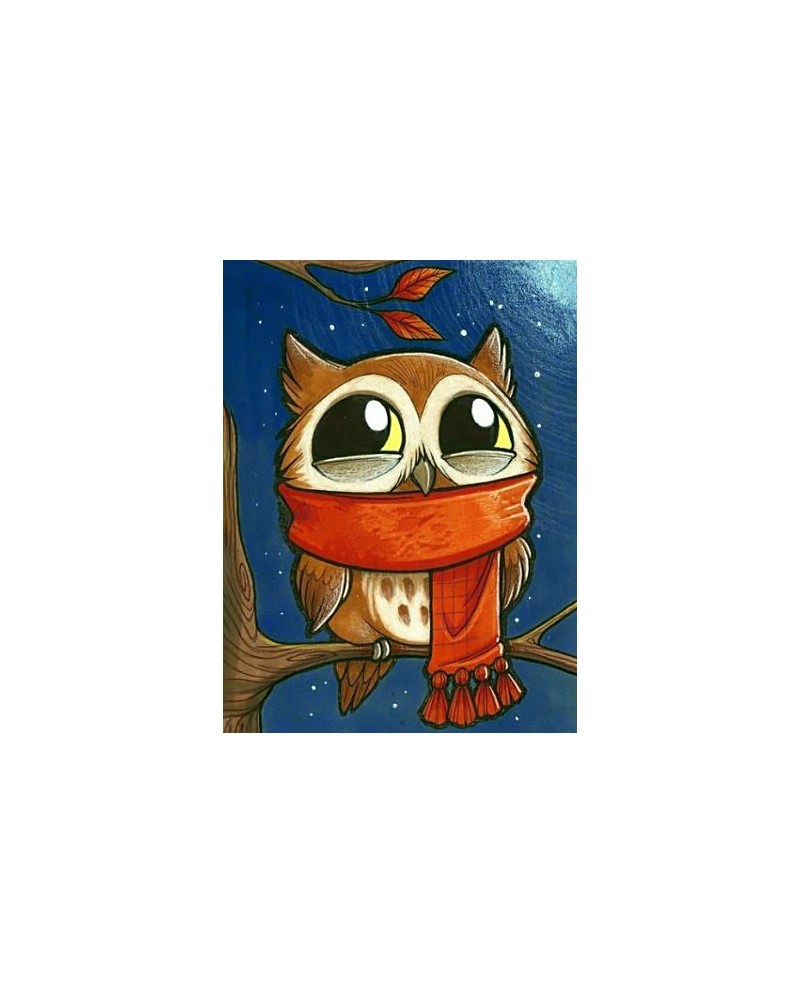 WD2363 Owlet with Scarf