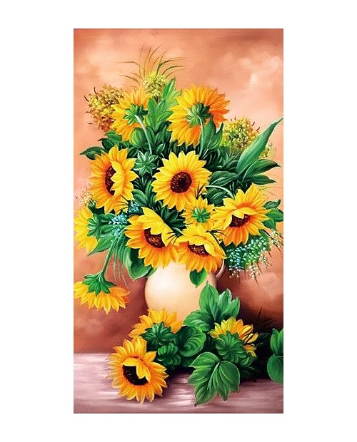 Sunflowers in Vase WD2334