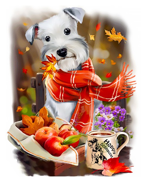 Autumn Dog WD2349