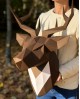 Wizardi 3D Papercraft Kit Deer PP-1OLP-BRW