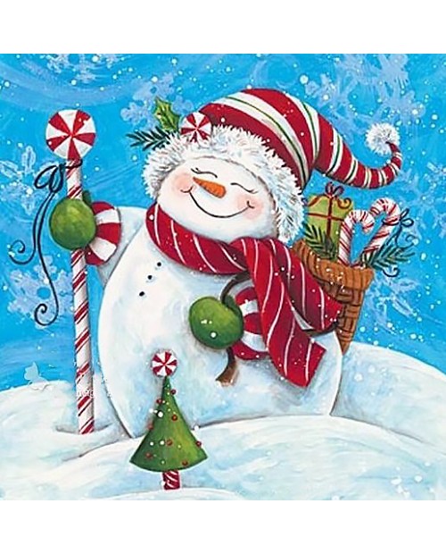 Snowman with Gifts WD2444