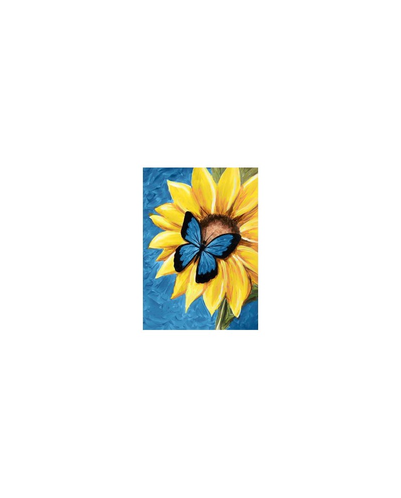 Butterfly and Sunflower WD031