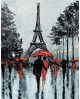 Paris in Rain WD156